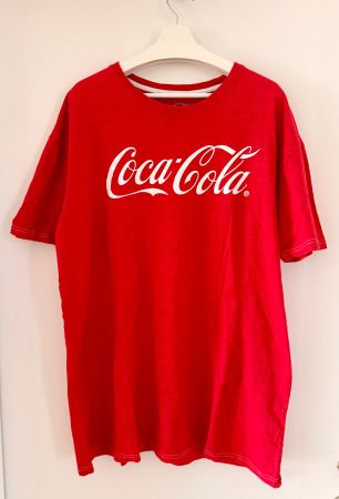 Coca‑Cola T‑Shirt (XL, Rot, 100 % Baumwolle)